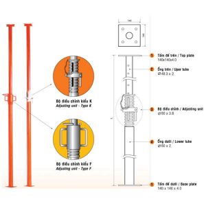 Thuê cây chống tăng uy tín chất lượng